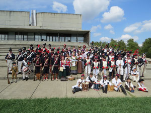 XI Festa Reviu els Setges Napole&ograve;nics de Girona. Cloenda de la recreaci&oacute; al Parc de les Ribes del Ter