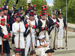 XI Festa Reviu els Setges Napole&ograve;nics de Girona. Cloenda de la recreaci&oacute; al Parc de les Ribes del Ter