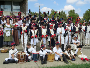 XI Festa Reviu els Setges Napole&ograve;nics de Girona. Cloenda de la recreaci&oacute; al Parc de les Ribes del Ter