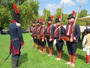 XI Festa Reviu els Setges Napole&ograve;nics de Girona. Cloenda de la recreaci&oacute; al Parc de les Ribes del Ter