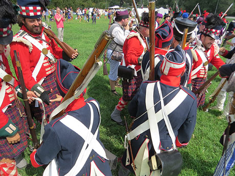 XI Festa Reviu els Setges Napole&ograve;nics de Girona. Cloenda de la recreaci&oacute; al Parc de les Ribes del Ter