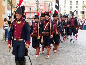 XI Festa Reviu els Setges Napole&ograve;nics de Girona. Desfilada pels carrers de Girona