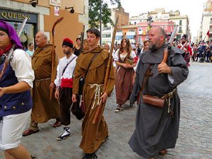 XI Festa Reviu els Setges Napole&ograve;nics de Girona. Desfilada pels carrers de Girona