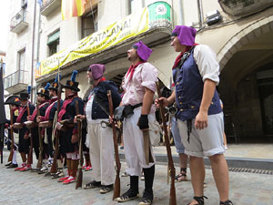 XI Festa Reviu els Setges Napole&ograve;nics de Girona. Desfilada pels carrers de Girona