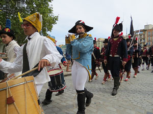 XI Festa Reviu els Setges Napole&ograve;nics de Girona. Desfilada pels carrers de Girona