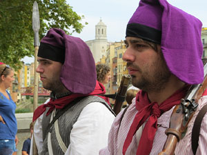 XI Festa Reviu els Setges Napole&ograve;nics de Girona. Desfilada pels carrers de Girona