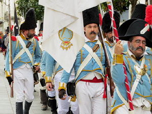 XI Festa Reviu els Setges Napole&ograve;nics de Girona. Desfilada pels carrers de Girona