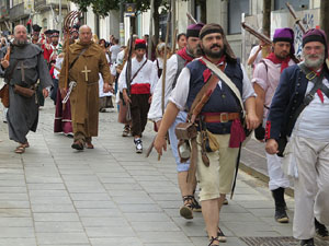 XI Festa Reviu els Setges Napole&ograve;nics de Girona. Desfilada pels carrers de Girona