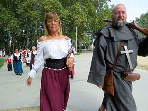 XI Festa Reviu els Setges Napole&ograve;nics de Girona. Desfilada pels carrers de Girona