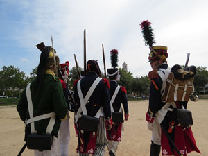 XI Festa Reviu els Setges Napole&ograve;nics de Girona. Desfilada pels carrers de Girona