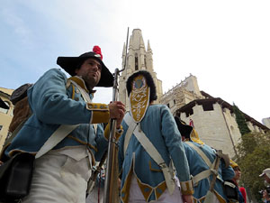 XI Festa Reviu els Setges Napole&ograve;nics de Girona. Desfilada pels carrers de Girona