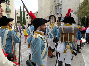 XI Festa Reviu els Setges Napole&ograve;nics de Girona. Desfilada pels carrers de Girona