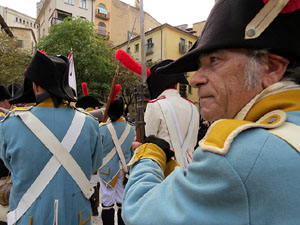 XI Festa Reviu els Setges Napole&ograve;nics de Girona. Desfilada pels carrers de Girona