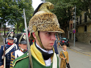XI Festa Reviu els Setges Napole&ograve;nics de Girona. Desfilada pels carrers de Girona