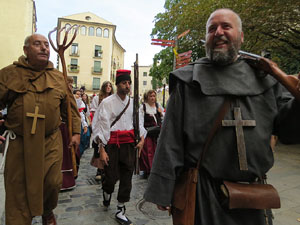 XI Festa Reviu els Setges Napole&ograve;nics de Girona. Desfilada pels carrers de Girona