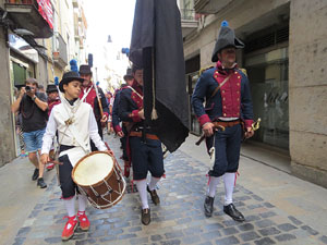 XI Festa Reviu els Setges Napole&ograve;nics de Girona. Desfilada pels carrers de Girona