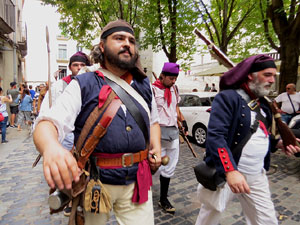 XI Festa Reviu els Setges Napole&ograve;nics de Girona. Desfilada pels carrers de Girona