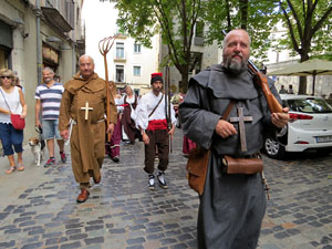 XI Festa Reviu els Setges Napole&ograve;nics de Girona. Desfilada pels carrers de Girona