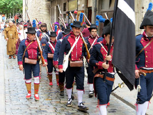 XI Festa Reviu els Setges Napole&ograve;nics de Girona. Desfilada pels carrers de Girona