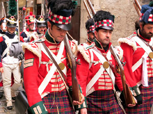 XI Festa Reviu els Setges Napole&ograve;nics de Girona. Desfilada pels carrers de Girona