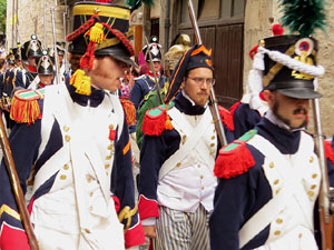 XI Festa Reviu els Setges Napole&ograve;nics de Girona. Desfilada pels carrers de Girona
