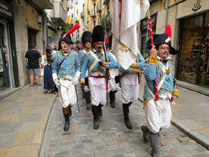 XI Festa Reviu els Setges Napole&ograve;nics de Girona. Desfilada pels carrers de Girona