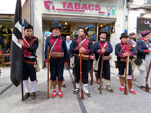 XI Festa Reviu els Setges Napole&ograve;nics de Girona. Desfilada pels carrers de Girona