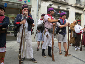 XI Festa Reviu els Setges Napole&ograve;nics de Girona. Desfilada pels carrers de Girona
