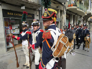 XI Festa Reviu els Setges Napole&ograve;nics de Girona. Desfilada pels carrers de Girona