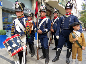 XI Festa Reviu els Setges Napole&ograve;nics de Girona. Desfilada pels carrers de Girona