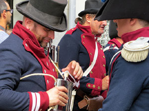 XI Festa Reviu els Setges Napole&ograve;nics de Girona. Desfilada pels carrers de Girona
