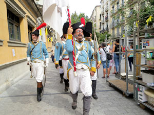 XI Festa Reviu els Setges Napole&ograve;nics de Girona. Desfilada pels carrers de Girona