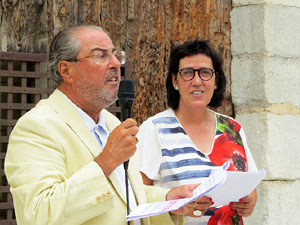 XI Festa Reviu els Setges Napole&ograve;nics de Girona. Presentaci&oacute; a la pla&ccedil;a de Sant Dom&egrave;nec