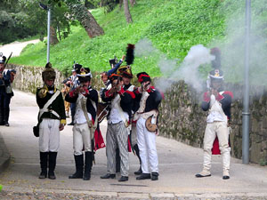 XI Festa Reviu els Setges Napole&ograve;nics de Girona. Combat al portal de Sant Crist&ograve;fol