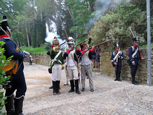 XI Festa Reviu els Setges Napole&ograve;nics de Girona. Combat al portal de Sant Crist&ograve;fol