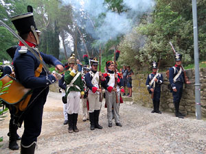 XI Festa Reviu els Setges Napole&ograve;nics de Girona. Combat al portal de Sant Crist&ograve;fol