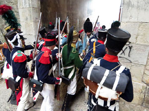 XI Festa Reviu els Setges Napole&ograve;nics de Girona. Combat al portal de Sant Crist&ograve;fol