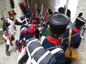 XI Festa Reviu els Setges Napole&ograve;nics de Girona. Combat al portal de Sant Crist&ograve;fol