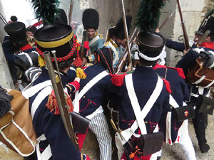 XI Festa Reviu els Setges Napole&ograve;nics de Girona. Combat al portal de Sant Crist&ograve;fol