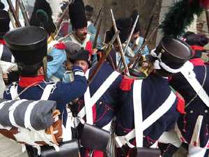 XI Festa Reviu els Setges Napole&ograve;nics de Girona. Combat al portal de Sant Crist&ograve;fol