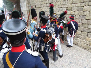 XI Festa Reviu els Setges Napole&ograve;nics de Girona. Combat al portal de Sant Crist&ograve;fol