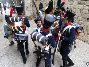 XI Festa Reviu els Setges Napole&ograve;nics de Girona. Combat al portal de Sant Crist&ograve;fol
