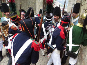 XI Festa Reviu els Setges Napole&ograve;nics de Girona. Combat al portal de Sant Crist&ograve;fol