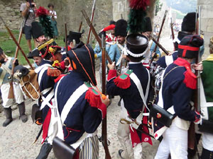 XI Festa Reviu els Setges Napole&ograve;nics de Girona. Combat al portal de Sant Crist&ograve;fol