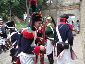 XI Festa Reviu els Setges Napole&ograve;nics de Girona. Combat al portal de Sant Crist&ograve;fol