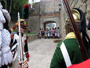 XI Festa Reviu els Setges Napole&ograve;nics de Girona. Combat al portal de Sant Crist&ograve;fol