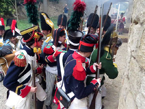 XI Festa Reviu els Setges Napole&ograve;nics de Girona. Combat al portal de Sant Crist&ograve;fol