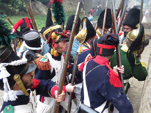 XI Festa Reviu els Setges Napole&ograve;nics de Girona. Combat al portal de Sant Crist&ograve;fol