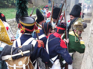 XI Festa Reviu els Setges Napole&ograve;nics de Girona. Combat al portal de Sant Crist&ograve;fol