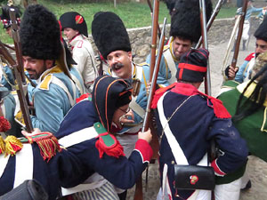XI Festa Reviu els Setges Napole&ograve;nics de Girona. Combat al portal de Sant Crist&ograve;fol
